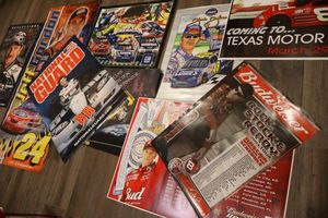 lot 207 image: posters - NASCAR as shown, see photos