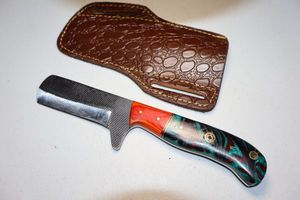 lot 74 image: Cowboy Bull Cutter knife with sheath