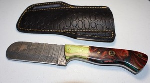 lot 76 image: Cowboy Bull Cutter knife with sheath