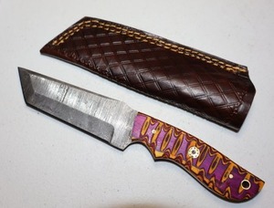 lot 132 image: Tanto knife with sheath