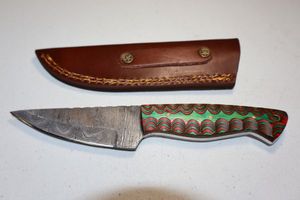 lot 164 image: Hunting knife with sheath