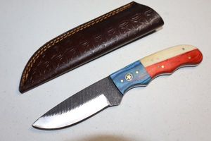 lot 182 image: Texas handle Drop point knife