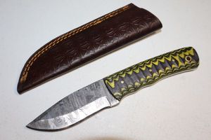 lot 187 image: Hunting knife with sheath