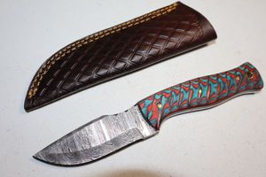 lot 191 image: Hunting knife with sheath