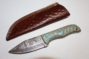 lot 196 image: Hunting knife with sheath