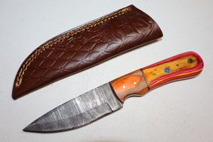 lot 202 image: Hunting knife with sheath