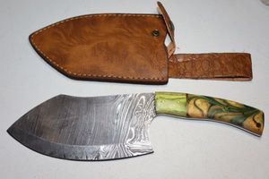 lot 234 image: Cleaver knife 7 blade with sheath