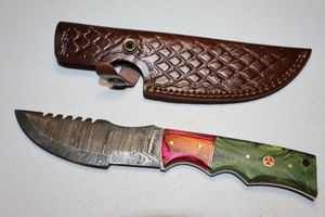 lot 240 image: Tactical style Hunting knife with sheath
