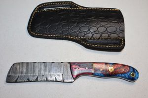 lot 386 image: Sheepsfoot knife with sheath