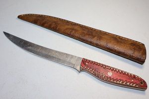 lot 388 image: Fillet knife 8 blade with sheath