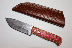 lot 321 image: Hunting knife with sheath
