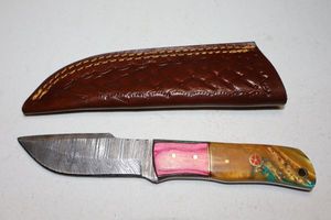 lot 336 image: Hunting knife with sheath