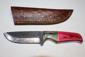 lot 356 image: Hunting knife with sheath