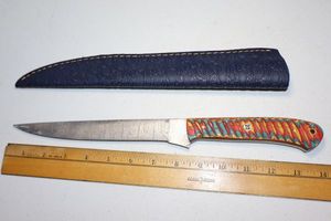 lot 366 image: Kitchen knife with sheath
