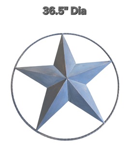 lot 5 image: METAL TEXAS STAR DECOR