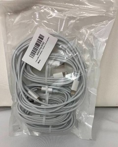 lot 25 image: 6-pack USB-C lightning New in box.