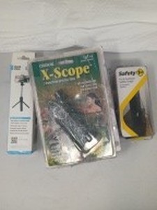 lot 69 image: X-SCOPE, TRIPOD, TIE DOWN STRAPS