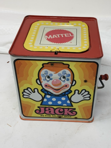 lot 87 image: 1971 VTG MATEL JACK-N-THE-BOX