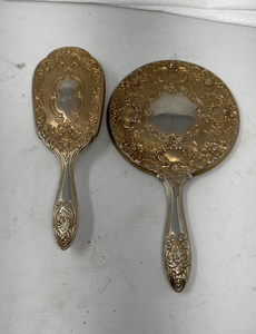 lot 97 image: VTG MIRRORBRUSH SET - Mirror 8T x 5W. Brush 8T x 3W