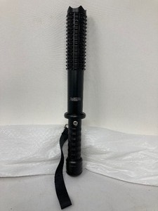 lot 235 image: TACTICAL FLASHLIGHTNIGHTSTICK. PREPAREDNESS SURVIVAL TOOL. TELESCOPING HANDLE, 3 MODE FLASHLIGHT. ALL THE WAY IN IT MEASURES 12l x 1.5D.  MAX LENGTH IS 15L.MAX LENGTH IS