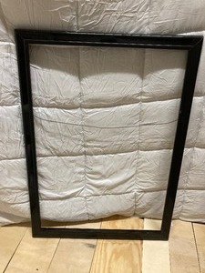lot 252 image: BLACK PICTURE FRAME 44T x 32W