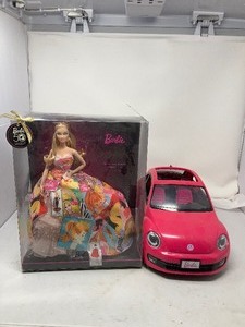lot 299 image: Generation of Dreams Barbie in Original Box with Pink Car  Barbie 13T  8W  Car is 15L  8W  6 T