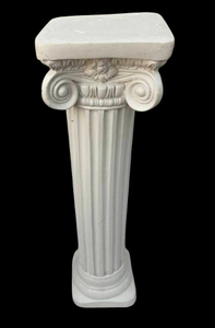 lot 29 image: LARGE WHITE COLUMN, 40T X 11W X 11D.