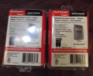 lot 52 image: SLIMLINE INLINE COVER CLEAR QTY 2 NEW