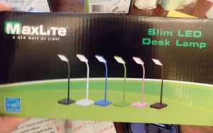 lot 85 image: MAXLITE DESK LAMP - NEW