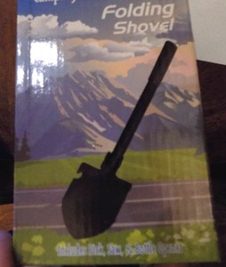 lot 101 image: CAMPING FOLDING SHOVEL - NEW