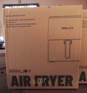 lot 2 image: RAMJOY  3.8L  AIRFRYER  NIB