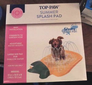 lot 120 image: DOG SPLASH PAD - NEW