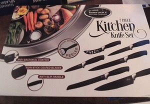 lot 119 image: KENTUCKY 7 PIECE KNIFE SET- NEW