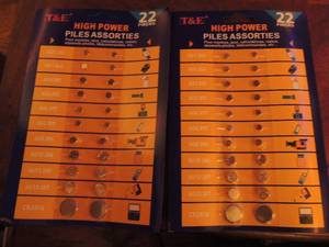lot 110 image: HYPERTOUGH PHOTO CELL BATTEREIES  22 PC   QTY 2  NEW