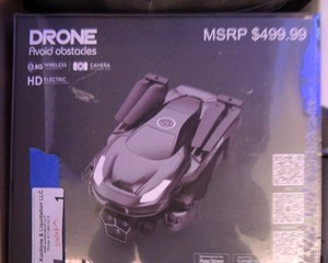 lot 1 image: DRONE  2.4 G, HD, 3 camera , NIB   $$$