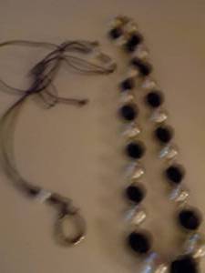 lot 157 image: necklaces x2