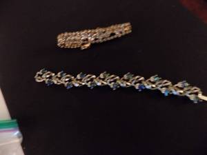 lot 161 image: rhinestone bracelets