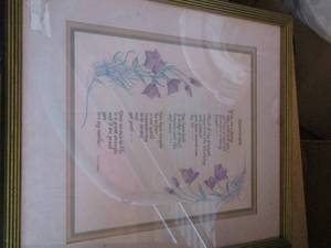 lot 82 image: framed mother art