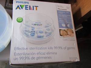 lot 85 image: Philips avent steam sterilizers qty 2