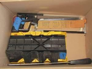 lot 132 image: various hand saws