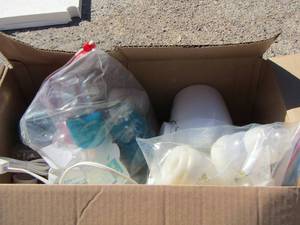 lot 169 image: baby bottles and bottle warmers used