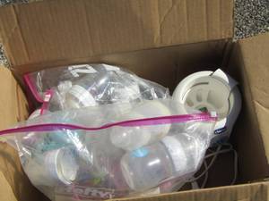 lot 172 image: baby bottles and bottle warmer