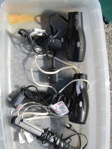 lot 174 image: hair dryers and straightener