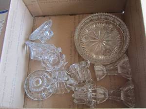 lot 184 image: candle stick holders