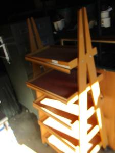 lot 205 image: 5 tier art cart