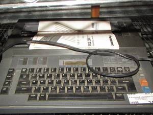 lot 244 image: Panasonic electronic typewriter model # RK-T30