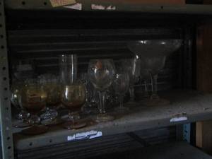 lot 271 image: large lot of wine glasses