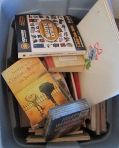 lot 278 image: tote of various books