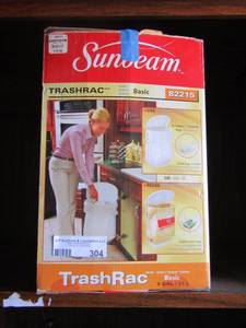 lot 304 image: Sunbeam Trash Rac. In box