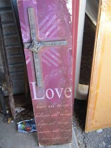 lot 314 image: LOVE Wall art